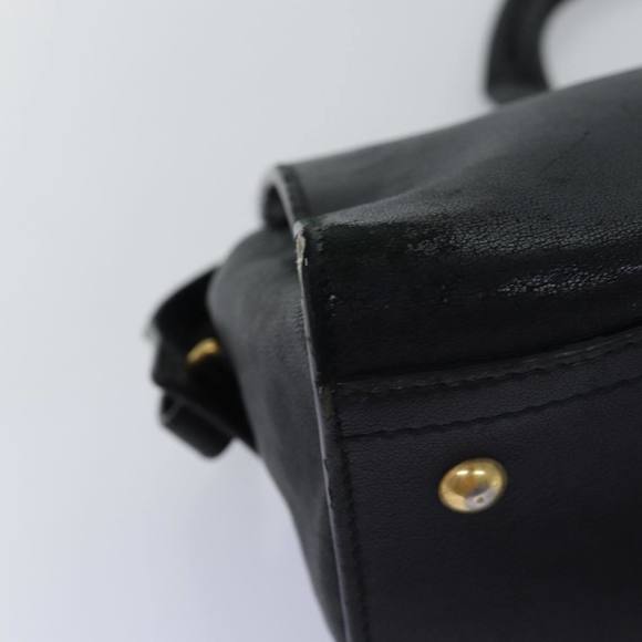 SAINT LAURENT Chic Mini Hand Bag Leather Black 297957 Auth yk12668 - Picture 16 of 16